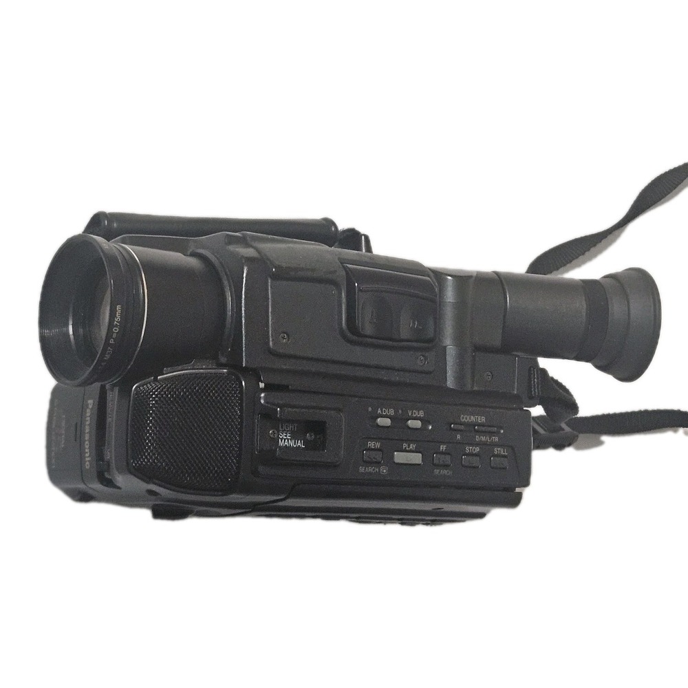 Panasonic Palmcorder PV42D Camcorder Unisex OS Black VHS-C 20x Digital Zoom